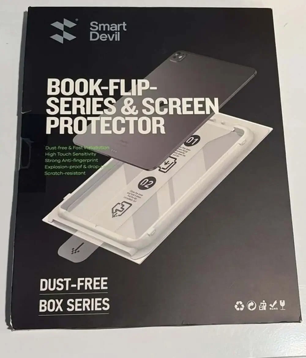 SmartDevil Book-Flip Series Screen Protector for iPad Pro 13 2024 M4